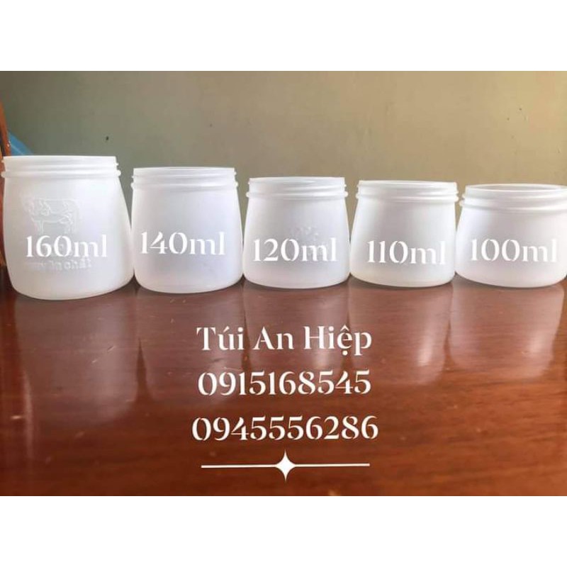 [COMBO] 20 cốc nhựa sữa chua 100/110/120/140/160ml