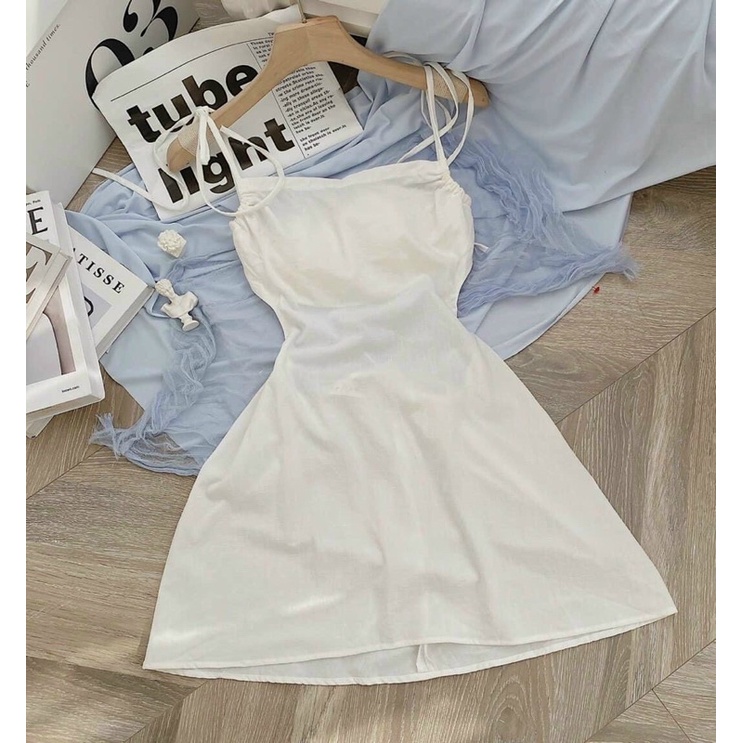 ĐẦM TRẮNG 2S CỘT LƯNG