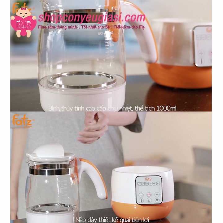 Máy Đun Và Hâm Nước Điện Tử Fatzbaby FB3502SL 1000ml