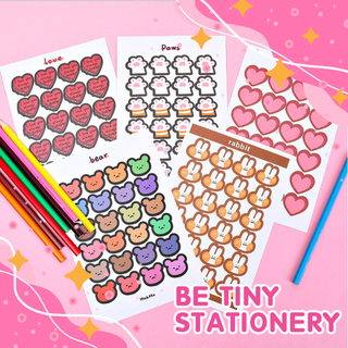 Sticker hoạt hình Huamo big icon cực cute Be Tiny