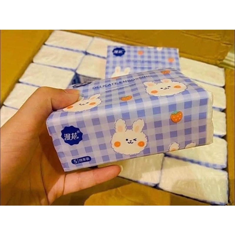 GIẤY ĂN THỎ CAO CẤP NỘI ĐỊA TRUNG THÙNG 40 GÓI