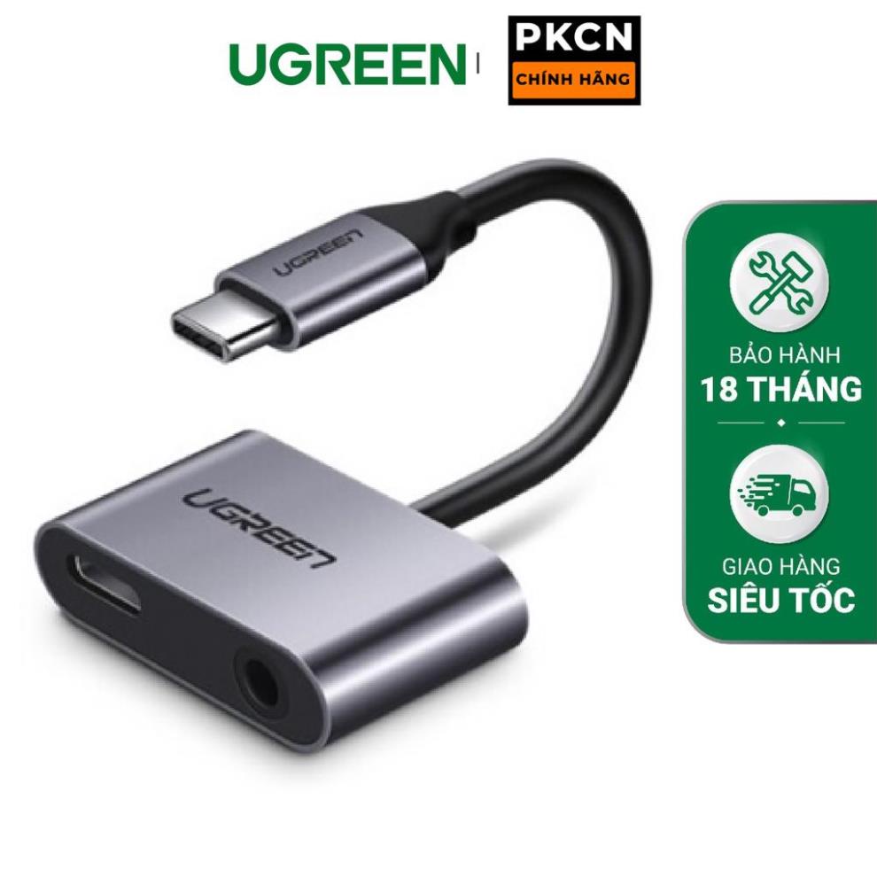 Cáp chuyển đổi USBTypeC sang 3.5mm hỗ trợ cổng sạc USB-C 50596 không chip DAC PKCNH