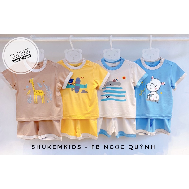 Nature wear - Bộ cộc cài vai sợi tre siêu mát