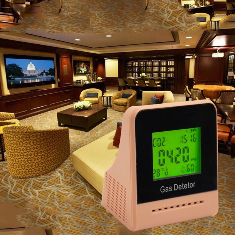 Thiết Bị Phát Hiện Độ Ẩm Không Khí Carbon Dioxide Có Chức Năng Báo Động Trong Nhà