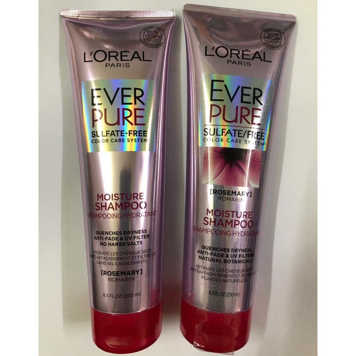 Dầu gội giữ màu tóc L'Oreal Paris EverPure Sulfate-Free Color Care System Moisture Shampoo 250ml