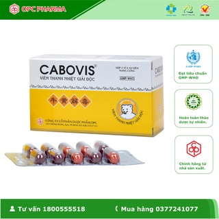 Viên Thanh nhiệt giải độc CABOVIS OPC - Thanh nhiệt giải độc - Hàng chính hãng OPC