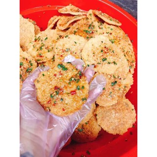 cơm cháy khô gà