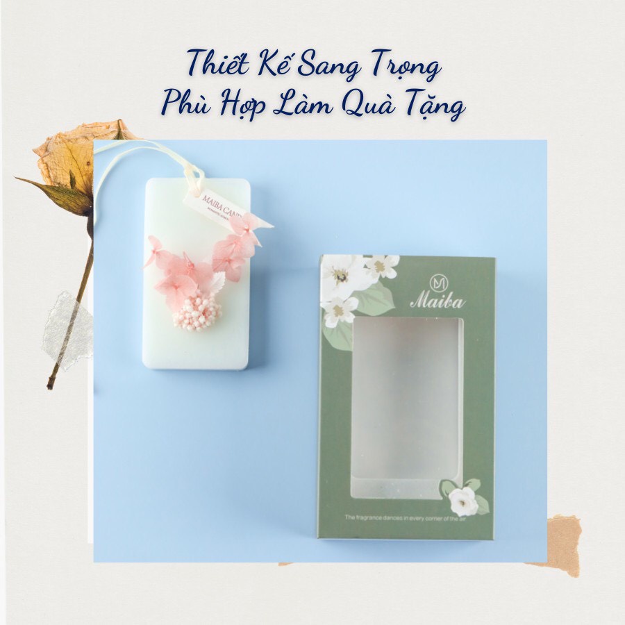 Set sáp thơm chữ nhật MAIBA khử mùi tạo hương giảm căng thẳng, làm đồ decor trang trí