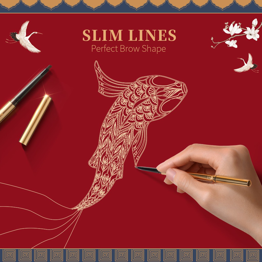 Chì kẻ chân mày ZEESEA phong cách cung đình Trung Hoa cổ trang 64g | BigBuy360 - bigbuy360.vn