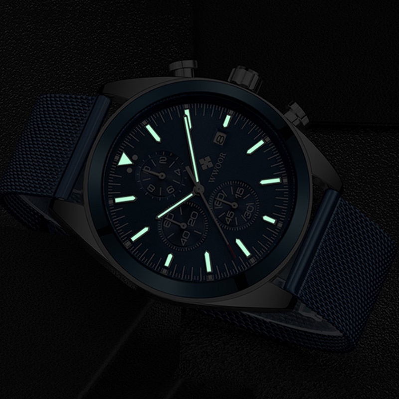 Đồng Hồ Thể Thao WWOOR Reloj Hombre-8838 Chống Nước Sang Trọng Cho Nam
