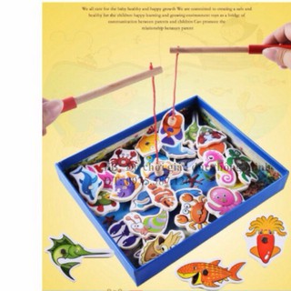 Bộ câu cá bằng gỗ cho bé -phukienphuonghoang