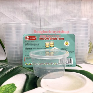 KHUÔN BÁNH FLAN HPB83 truyền thống - Khuôn làm Flan, pudding, thạch rau câu có nắp đậy HPB83