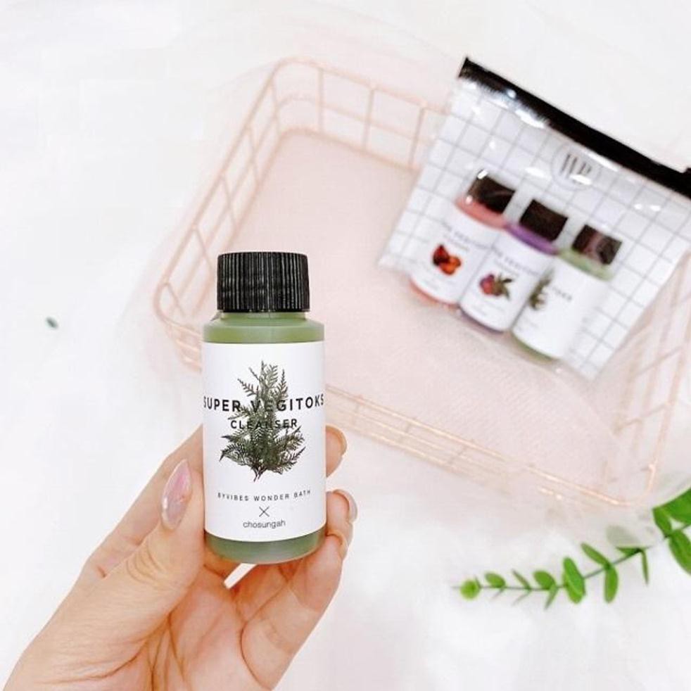 [SET MINI] Sữa Rửa Mặt Rau Củ Thải Độc Super Vegitoks Cleanser Wonder Bath (30ml) | BigBuy360 - bigbuy360.vn