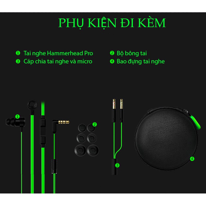 Tai nghe chuyên game HammerHead Pro V2 qua sử dụng