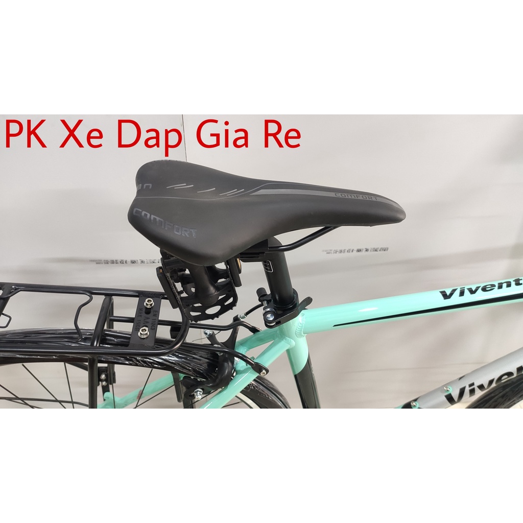 Xe Đạp Touring 700c Vivente Metro 2022 Khung Nhôm, Bộ đề Shimano 21 tốc độ, xe mới bảo hành 1 năm