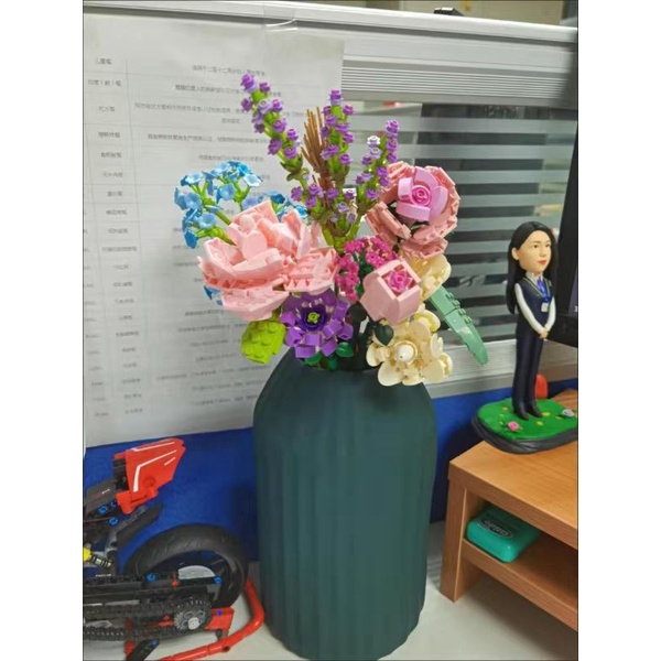 Khối lắp ráp Sembo, đồ chơi lắp ráp tự làm bông hoa vĩnh cửu ba chiều sáng tạo🧩🧩🧩