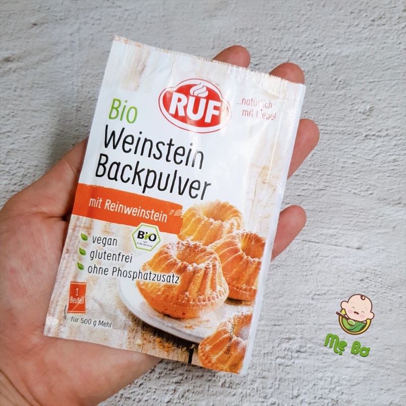 [RUF/BIOVEGAN] BỘT NỞ HỮU CƠ/THƯỜNG BACKPULVER 20g/27g