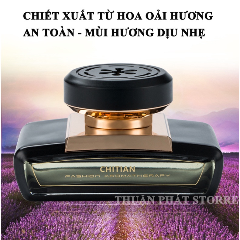 Nước hoa ô tô Chitian chính hãng tinh dầu xe hơi cao cấp đặt taplo ô tô khử mùi chống say xe hoàn toàn từ thiên nhiên