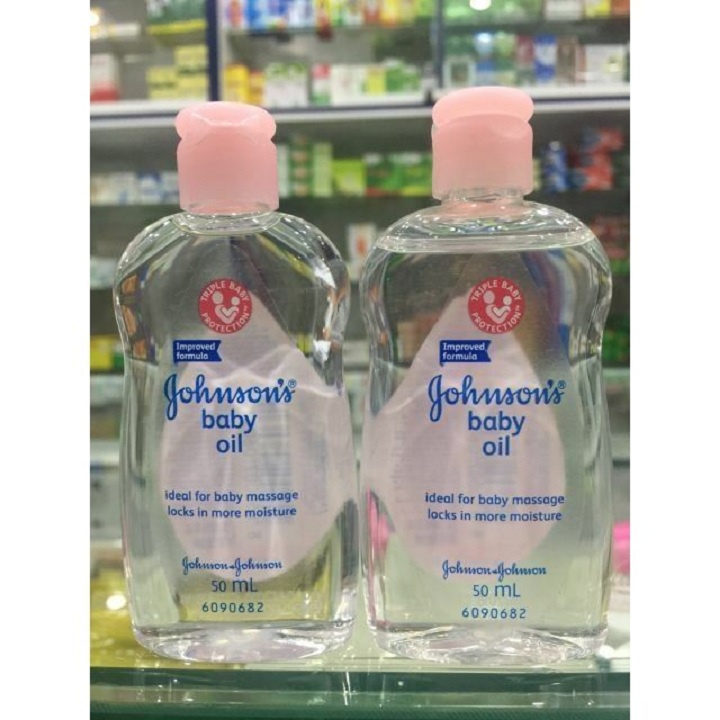 Dầu mát xa dưỡng ẩm Johnson's baby oil 50ml - 200ml