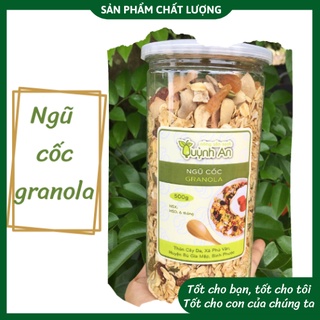 Ngũ Cốc Granola 500g Dùng Ăn Kiêng, Giảm Cân, Ăn Sáng Dinh Dưỡng