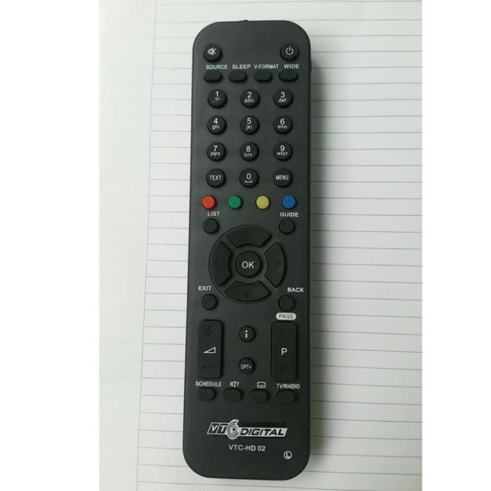 [FREESHIP 50K] REMOTE ĐIỀU KHIỂN ĐẦU THU KĨ THUẬT SỐ VTC-HD02 CHẤT LƯỢNG CAO