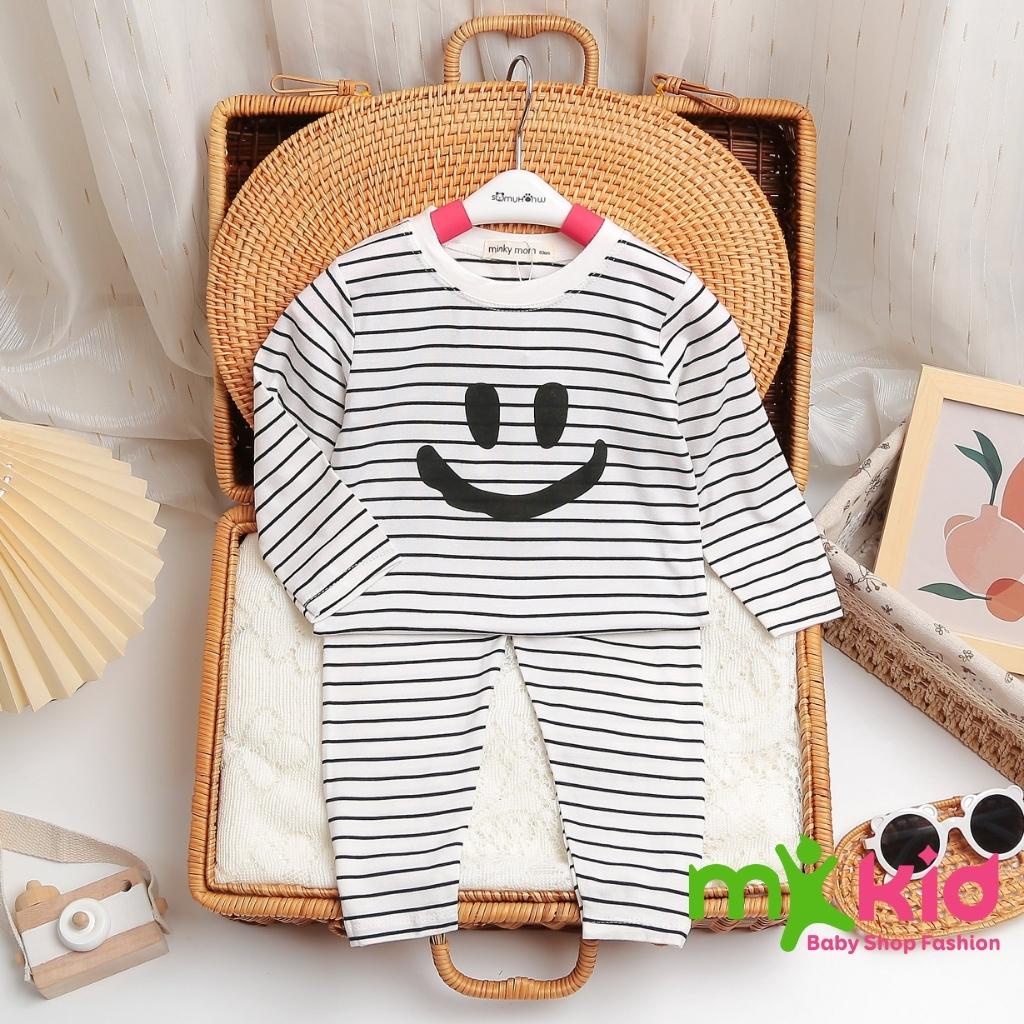 Bộ Thu Đông Dài Tay Cho Bé  Bộ Cotton Dài Tay Minky Mom Cho Bé Trai Bé Gái Với Các Họa Tiết Siêu Dễ Thương