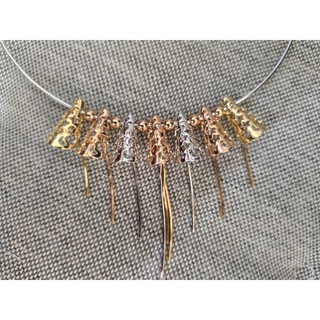 Kiềng đeo cổ nữ loa kèn Thái MS018