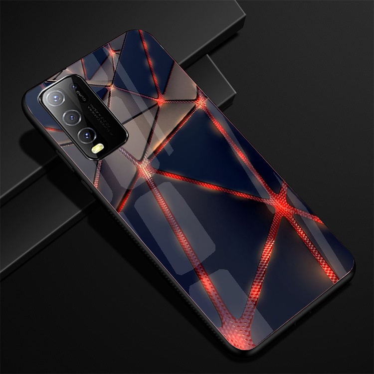 Ốp Lưng Kính VIVO Y20,Y20S, Y12S Hình in 3D sáng bóng cao cấp