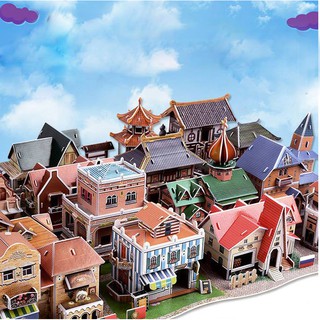Mô Hình Nhà Giấy 3D Các Nước