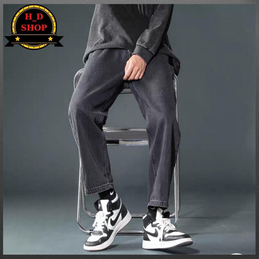 Quần jeans Baggy rộng trơn ống suông nam (Q4 ) cam kết Giặt không phai màu - HÀNG CAO CẤP LOẠI 1 | BigBuy360 - bigbuy360.vn