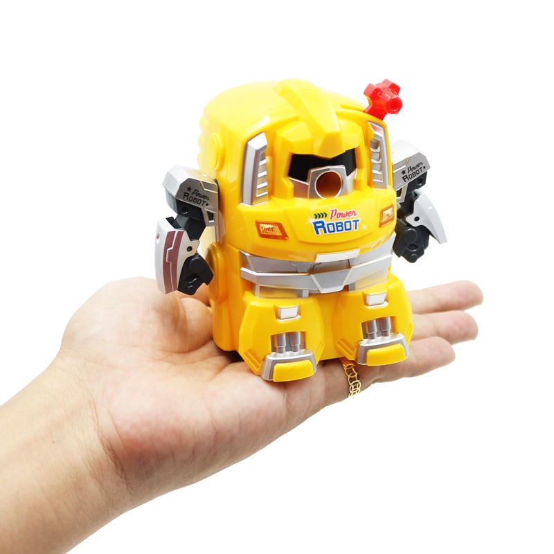 Chuốt Chì Quay Tay Hình Robot - Deli 729 - Màu Vàng