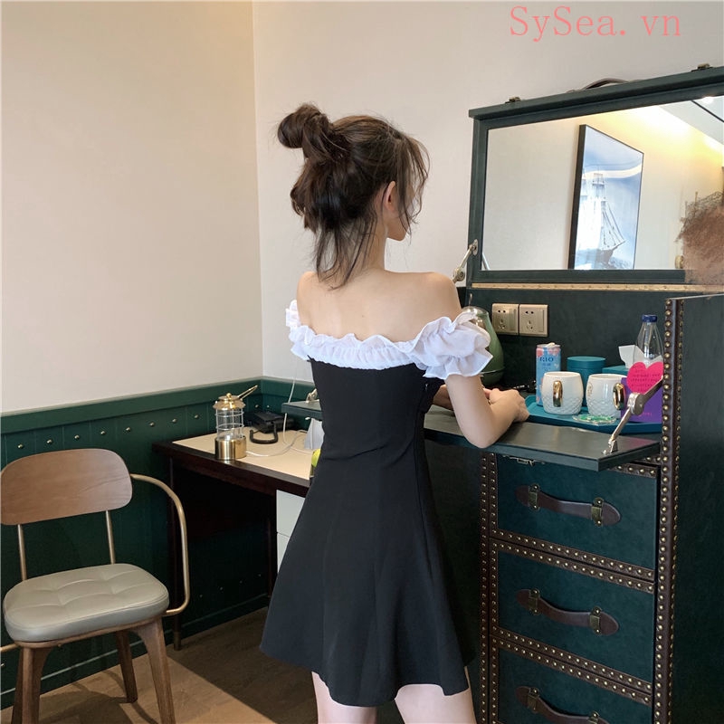 Đầm Nữ Cúp Ngực Trễ Vai Gợi Cảm