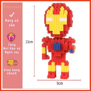 Bộ Mô Hình Lắp Ráp 3D Cho Bé Siêu Anh Hùng Iron Man Marvel Size S