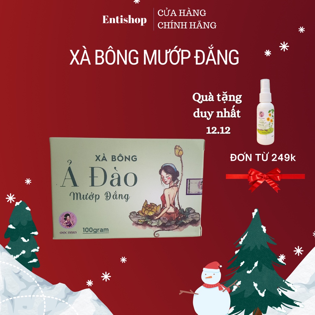 Xà bông Mướp đắng, Xà phòng Mướp đắng khổ qua giảm mụn lưng, viêm lỗ chân lông, mát da MỘC NHAN 100gr