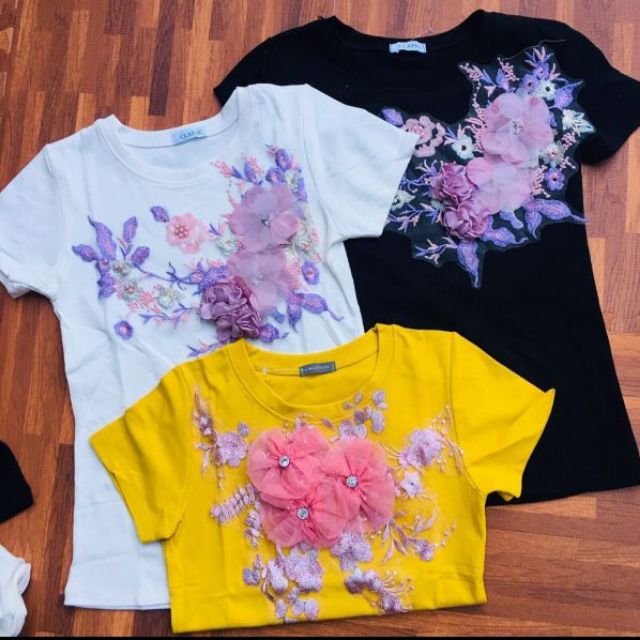 Áo thun thái hoa nổi có size đến 70kg