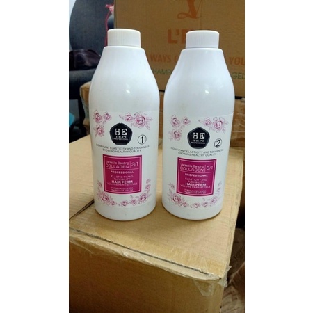 Thuốc Uốn Lạnh Dạng Gel Không Mùi HE Tepi, Thuốc Uốn Lạnh Uốn Nóng Đa Năng HE Tepi 800ml*2