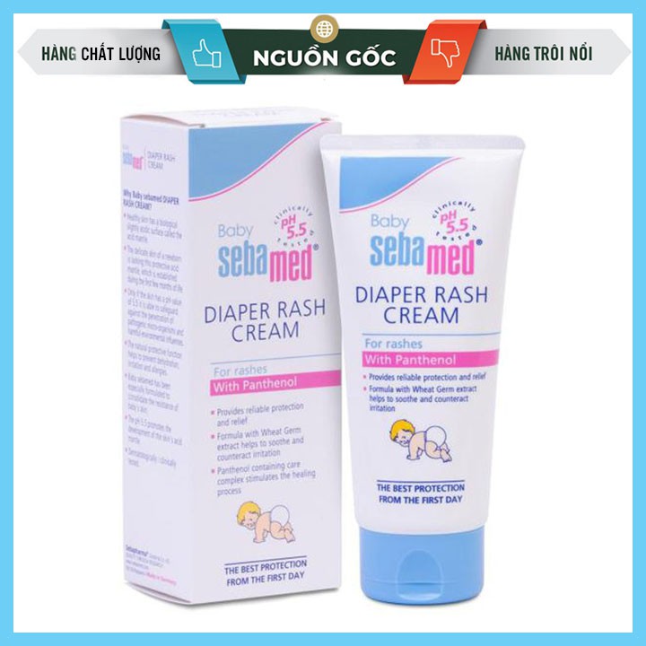 [Chăm Sóc Cơ Thể Trẻ Nhỏ] Kem Chống Hăm Khô Da Cho Bé Sebamed PH5.5 50Ml Chính Hãng Đức