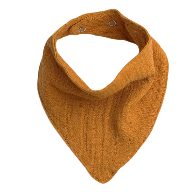 Yếm Ăn Cotton Hình Tam Giác Màu Sắc Xinh Xắn Dành Cho Bé