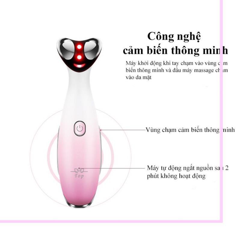 Máy Massage Mắt  Cao Cấp và Làm Đẹp Môi Ion RF Tần Số Vô Tuyến Thế Hệ Mới 2020 Giảm Mỏi Mắt - Loại Bỏ Quầng Thâm