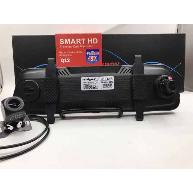 CAMERA HÀNH TRÌNH BlackBox Q12 KẸP GƯƠNG Hình ảnh FULL HD cam sau dài 15m  Độ phân giải 720p 12-24V | BigBuy360 - bigbuy360.vn