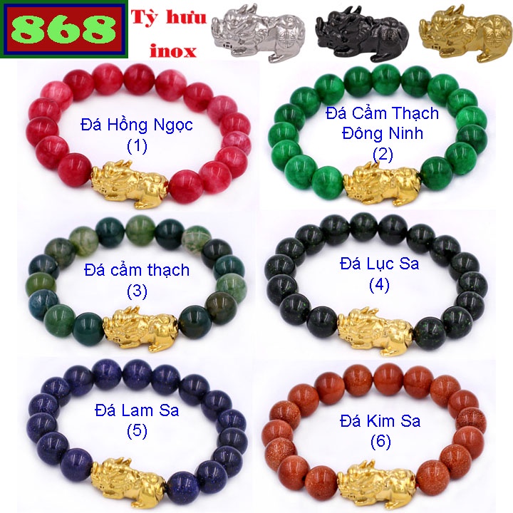 Vòng chuỗi đeo tay tỳ hưu 10 ly