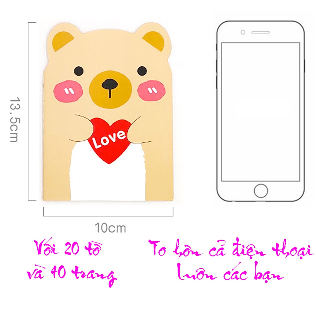 Sổ tay mini cute lò xo a7 có dòng kẻ 160 trang giá rẻ văn phòng phẩm Gôn đồ chơi