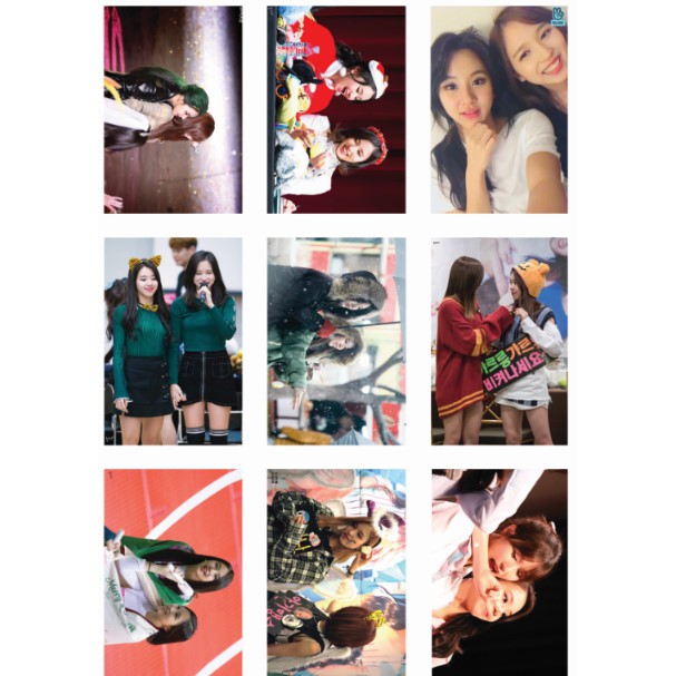 Lomo card 54 ảnh TWICE Couple MICHAENG (MINA + CHAENGYOUNG)