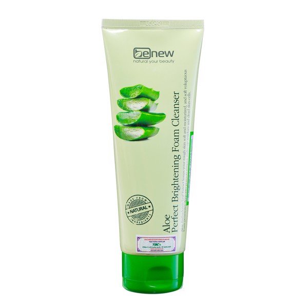 Sữa rửa mặt dưỡng ẩm, sạch nhờn lô hội Benew Aloe Brightening Cleansing Foarm 160ml