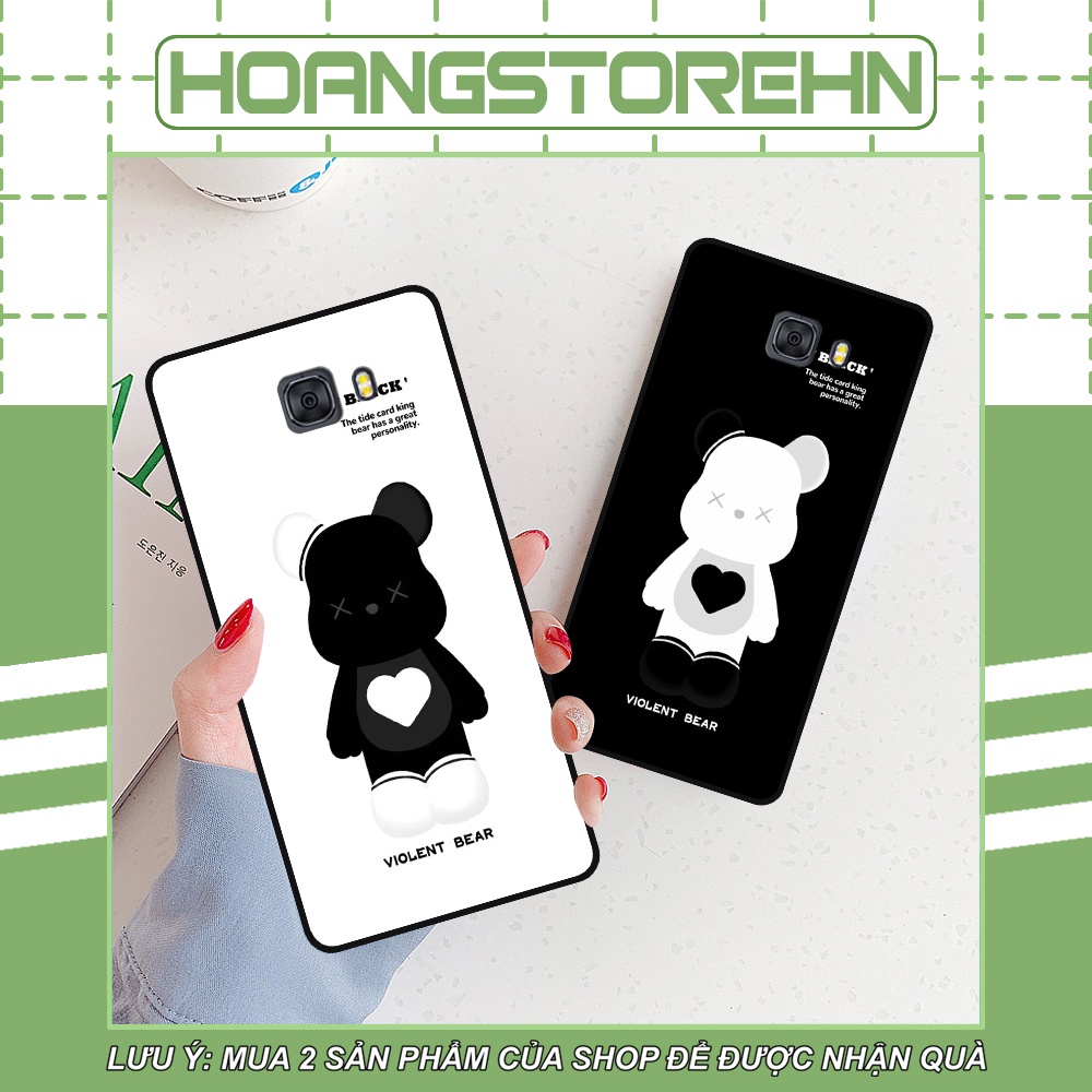 Ốp lưng Samsung A9 Pro - C9 Pro in hình họa tiết Mountain, Be@rbrick dễ thương (T13 - T18)