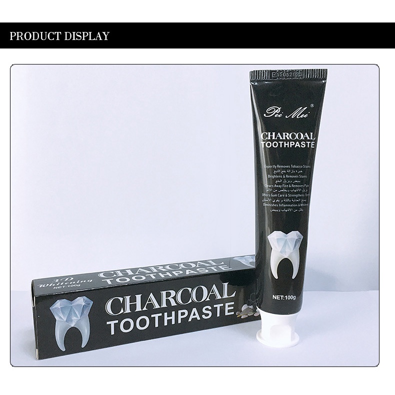 Kem Đánh Răng Than Tre Hoạt Tính 100g PEI MEI NO.PM416-1