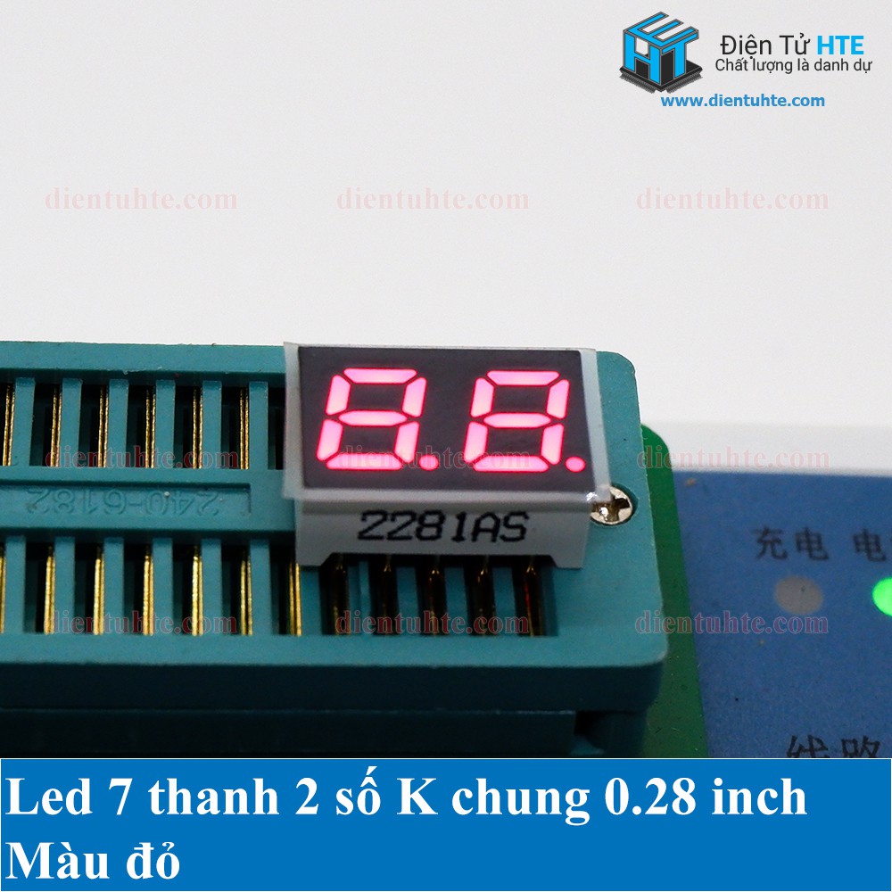 Led 7 thanh 2 số K chung 0.28 inch [HTE Quy Nhơn CN2]