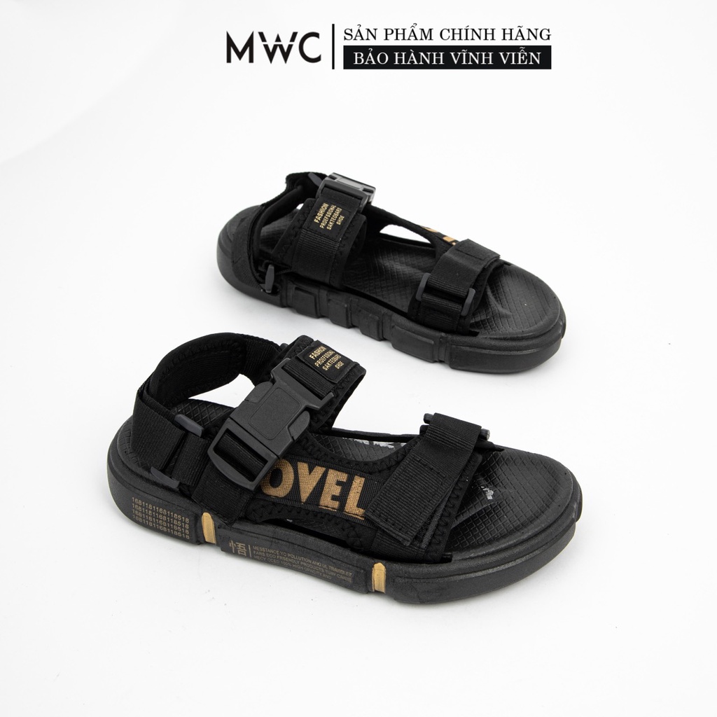 Giày Sandal Nữ MWC Đế Cao 3CM Quai Phối Siêu Cá Tính NUSD- 2845