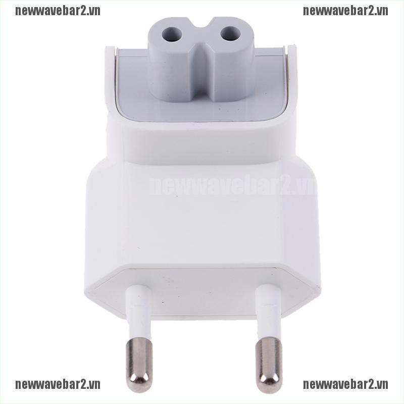 Bộ 2 Đầu Chuyển Đổi Phích Cắm Us Sang Eu Chuyên Dụng Cho Mac