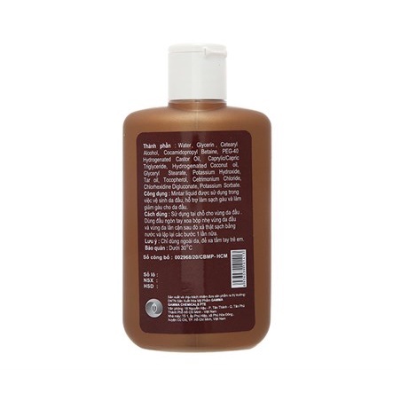 Dầu gội sạch gàu Mintar Liquid 150ml [selsun, minta, mitar]